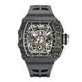 Luxury Watch - Skeleton Dial, Rubber Strap RF3OC48KL8K