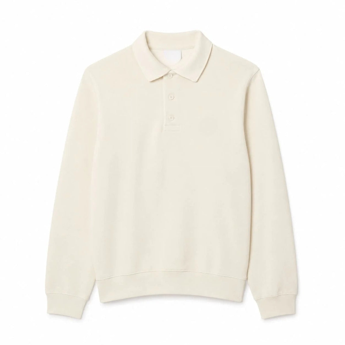 Ribbed Cotton Sweatshirt With Polo Collar RF3OC3BYAH0
