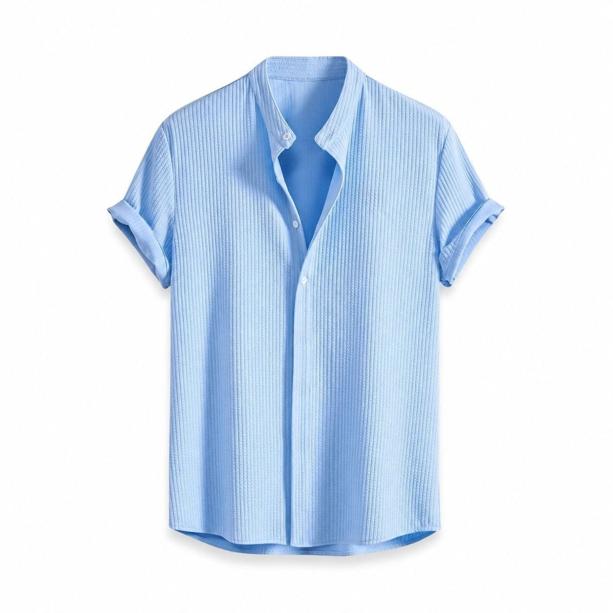 Ribbed Slim Fit Collar Shirt RF3OC40KMTG