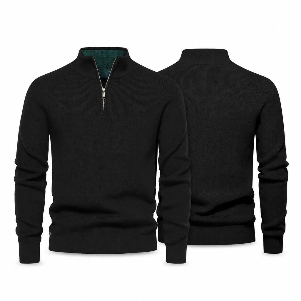 Ribbed Zip Pullover Premium RF3OC3WGFWK
