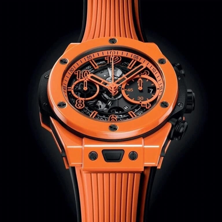 Orange Ceramic 42mm Men's Watch RF3OC3A49S4