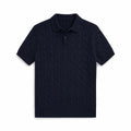 Cable-Knit Cotton Polo Sweater RF3OC40MQO4