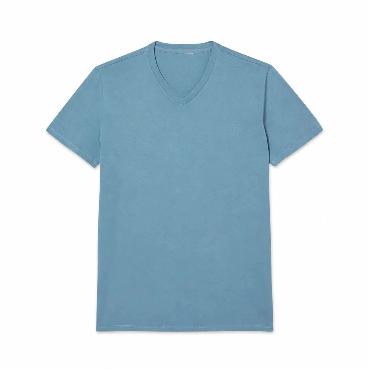 Men's V-Neck T-Shirt in Lightweight Pima Cotton RF3OC3CSHOK