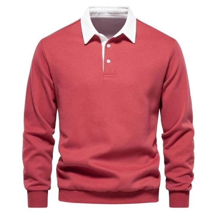 Modern Polo Sweatshirt - Clearance Sale RF3OC3DE9HG