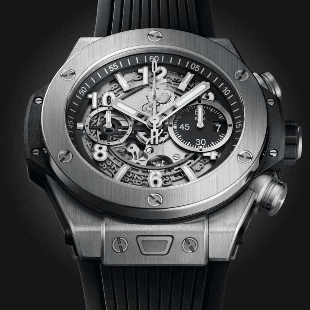 Silver Black 44mm Men's Chronograph RF3OC3A6DMS