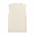 Cable-Knit Cotton Sweater Vest RF3OC40QYDG