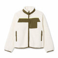 Colour-Block Sherpa Fleece Jacket RF3OC3BOGHW