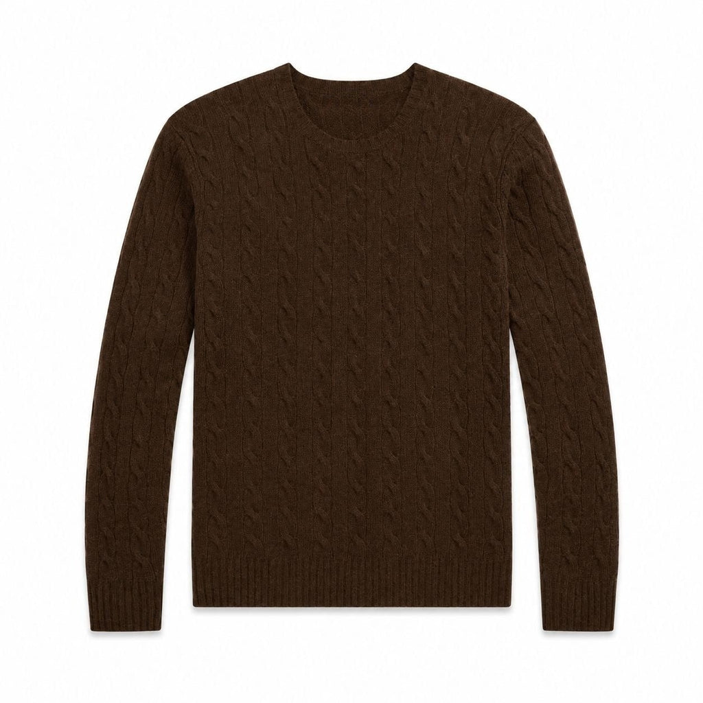Cable-Knit Wool-Cashmere Sweater RF3OC42SP6S