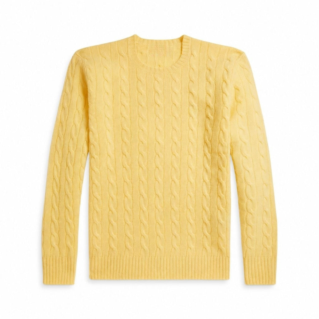 Cable-Knit Wool-Cashmere Sweater RF3OC42SP6S