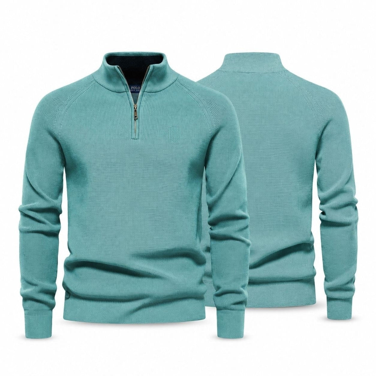Zip Cable-Knit Wool Sweater RF3OC42JKHW