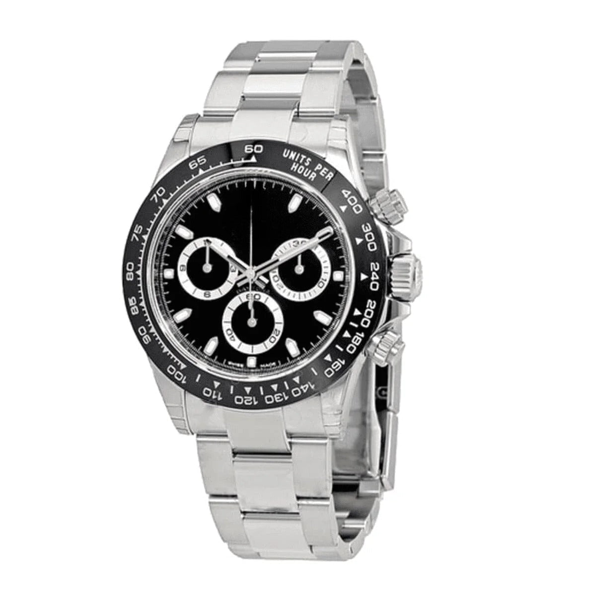 Steel Watch 40mm Black Dial RF3OC4CUEF8