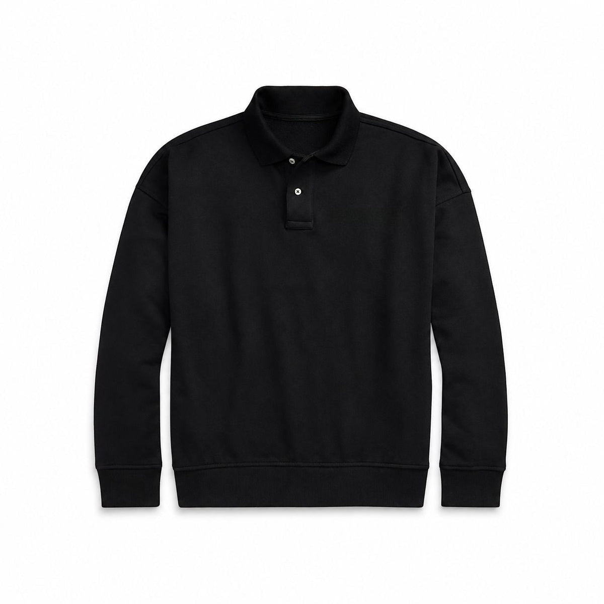 Logo Sweatshirt With Polo Collar RF3OC3XKH38