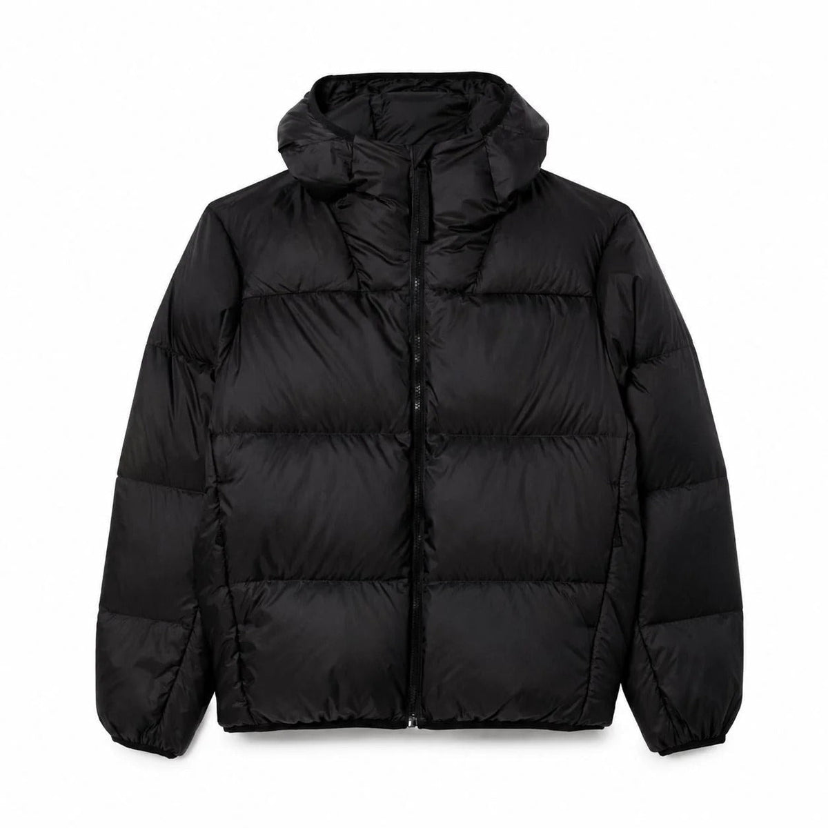 Short Water-Repellent Hooded Down Jacket RF3OC3D0X38