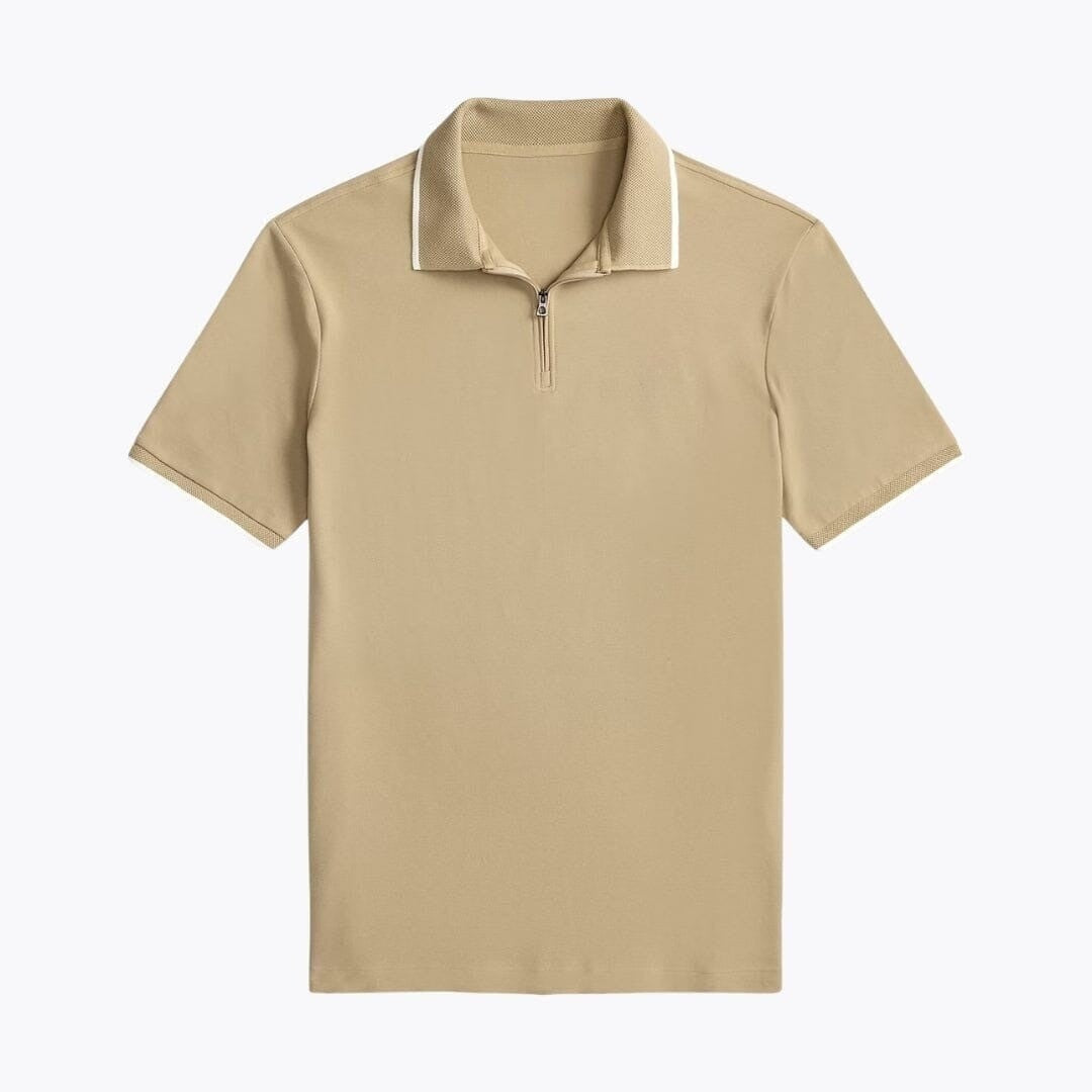 Classic Fit Stretch Mesh Polo Shirt RF3OC3UOJ2C