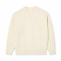 Relaxed Fit Patchwork-Effect Wool Pullover RF3OC3DWIV8