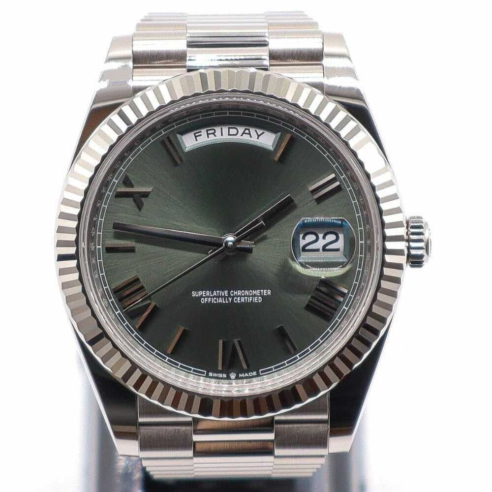 Green Dial Watch 40mm Stainless Steel RF3OC443R7O