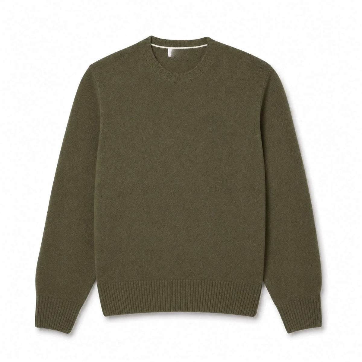Crew Neck Combed Wool Sweater RF3OC3DKL1G