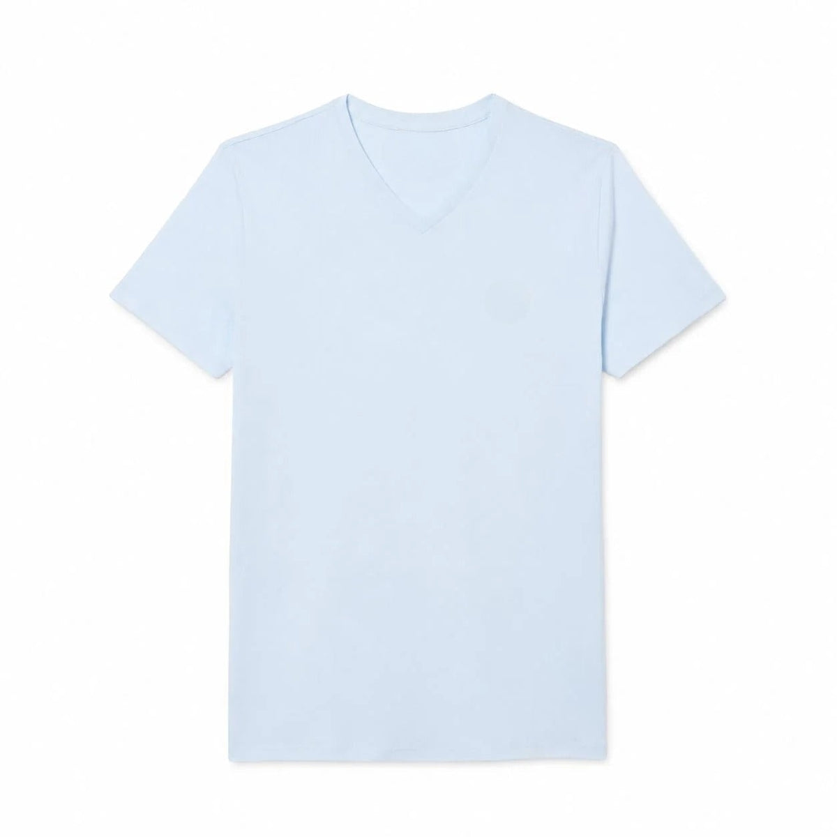 Men's V-Neck T-Shirt in Lightweight Pima Cotton RF3OC3CSHOK