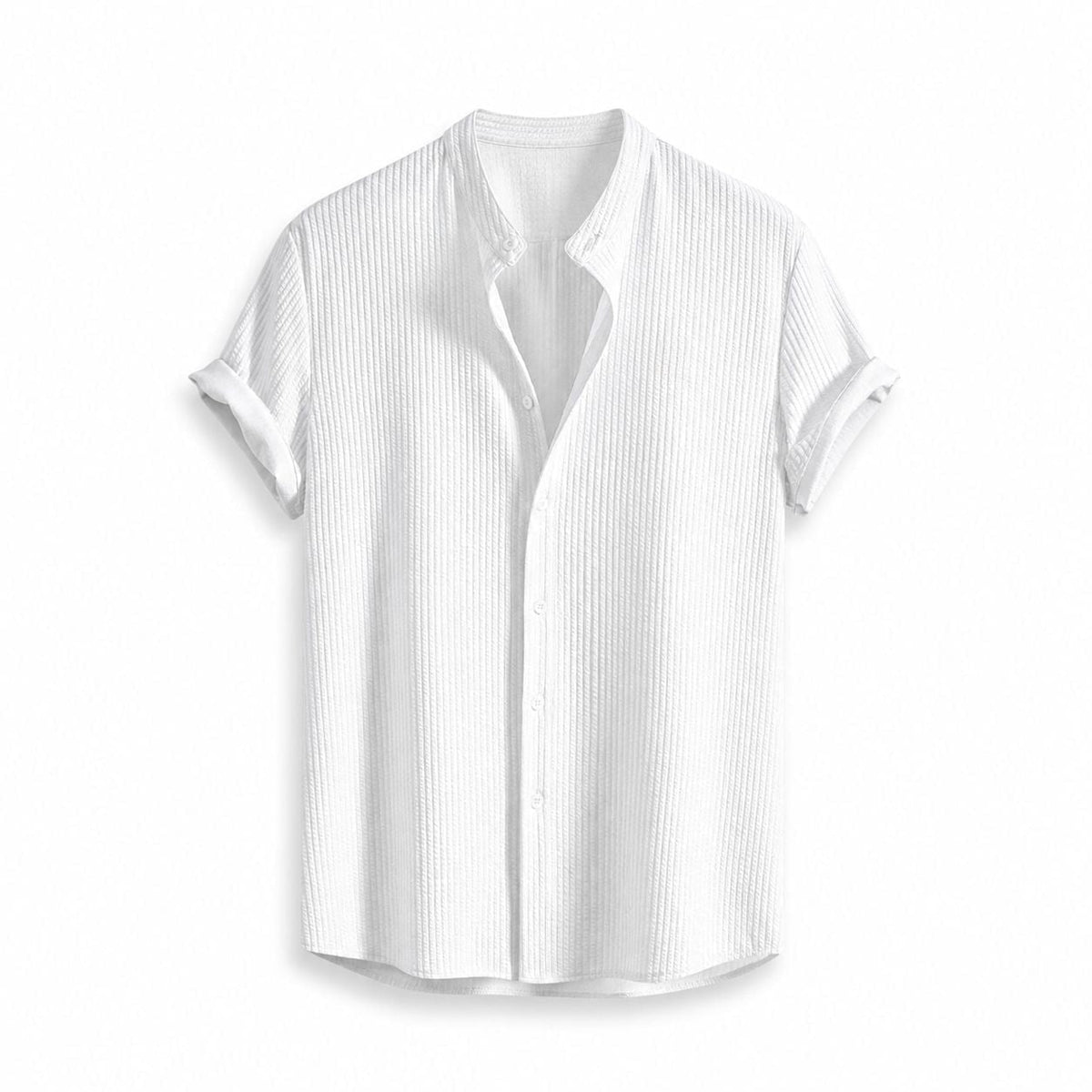 Ribbed Slim Fit Collar Shirt RF3OC40KMTG