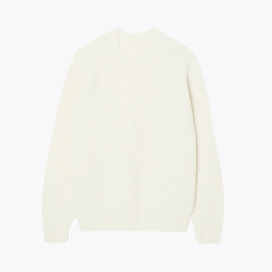 Thick Combed Wool Crew Neck Sweater RF3OC3DLABO