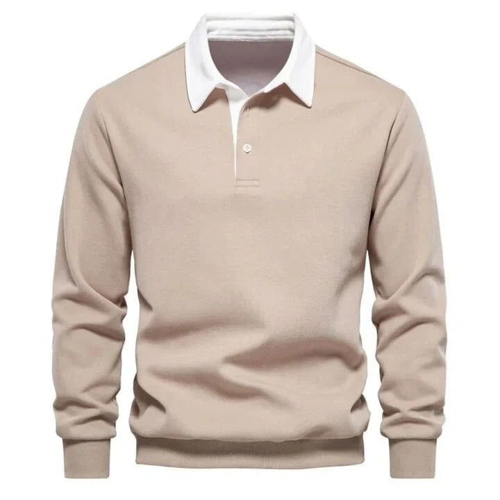 Modern Polo Sweatshirt - Clearance Sale RF3OC3DE9HG