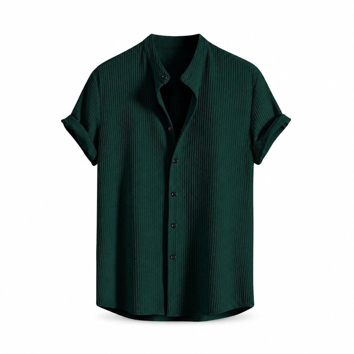 Ribbed Slim Fit Collar Shirt RF3OC40KMTG
