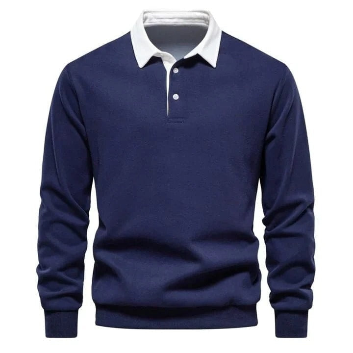 Modern Polo Sweatshirt - Clearance Sale RF3OC3DE9HG