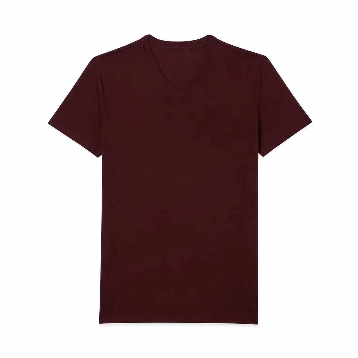 Men's V-Neck T-Shirt in Lightweight Pima Cotton RF3OC3CSHOK