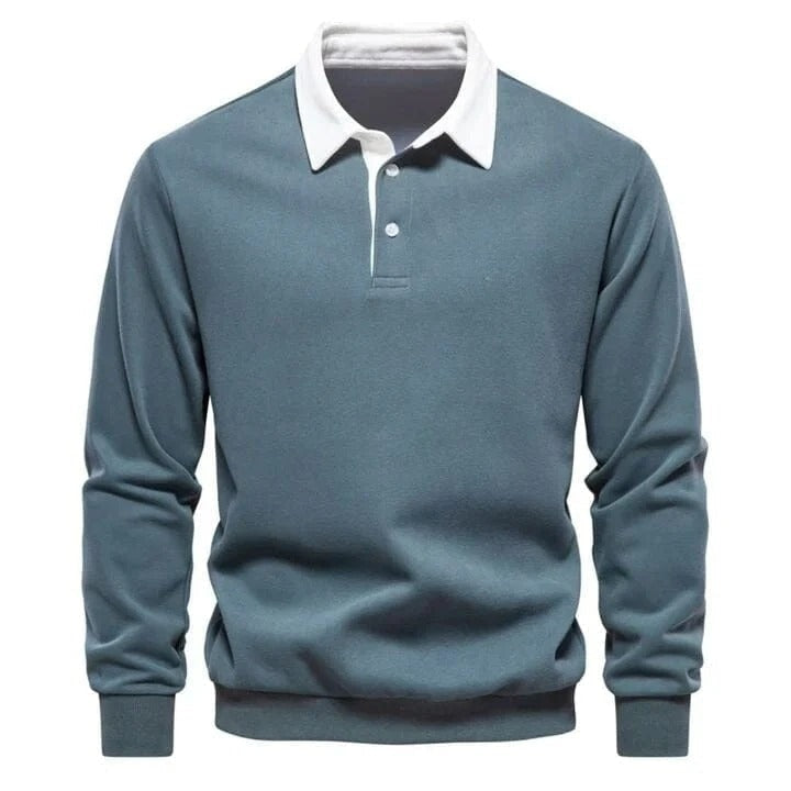 Modern Polo Sweatshirt - Clearance Sale RF3OC3DE9HG