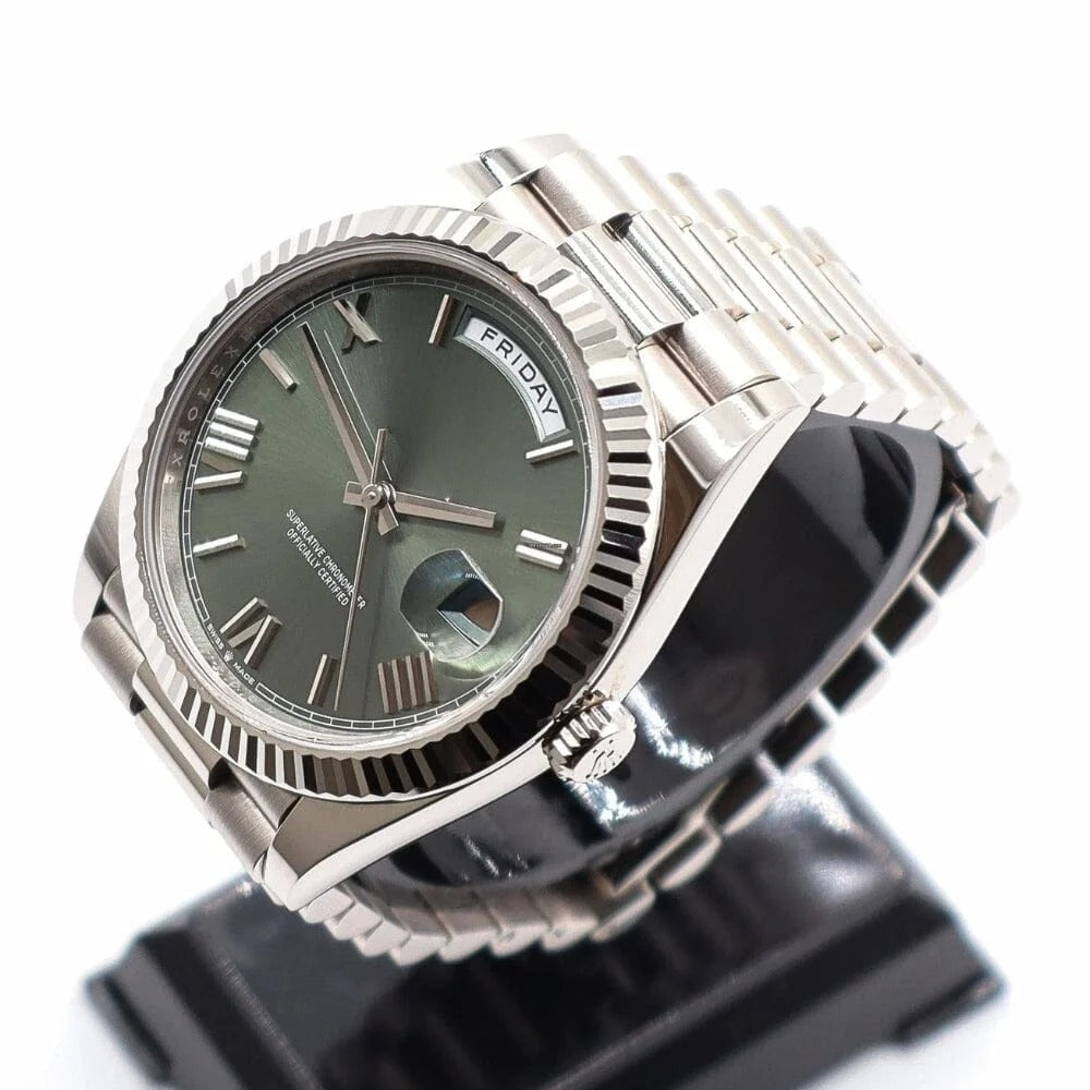 Green Dial Watch 40mm Stainless Steel RF3OC443R7O