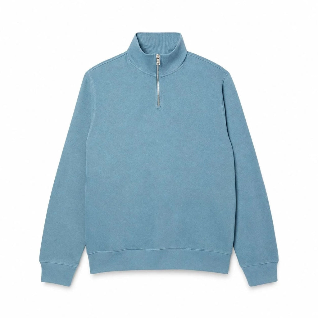 Zip-Up High Neck Sweatshirt RF3OC3F3D6S