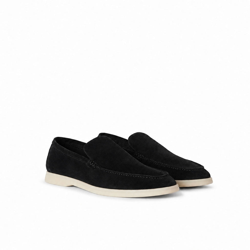 Suede Moccasin - Black RF3OLZB4PDW