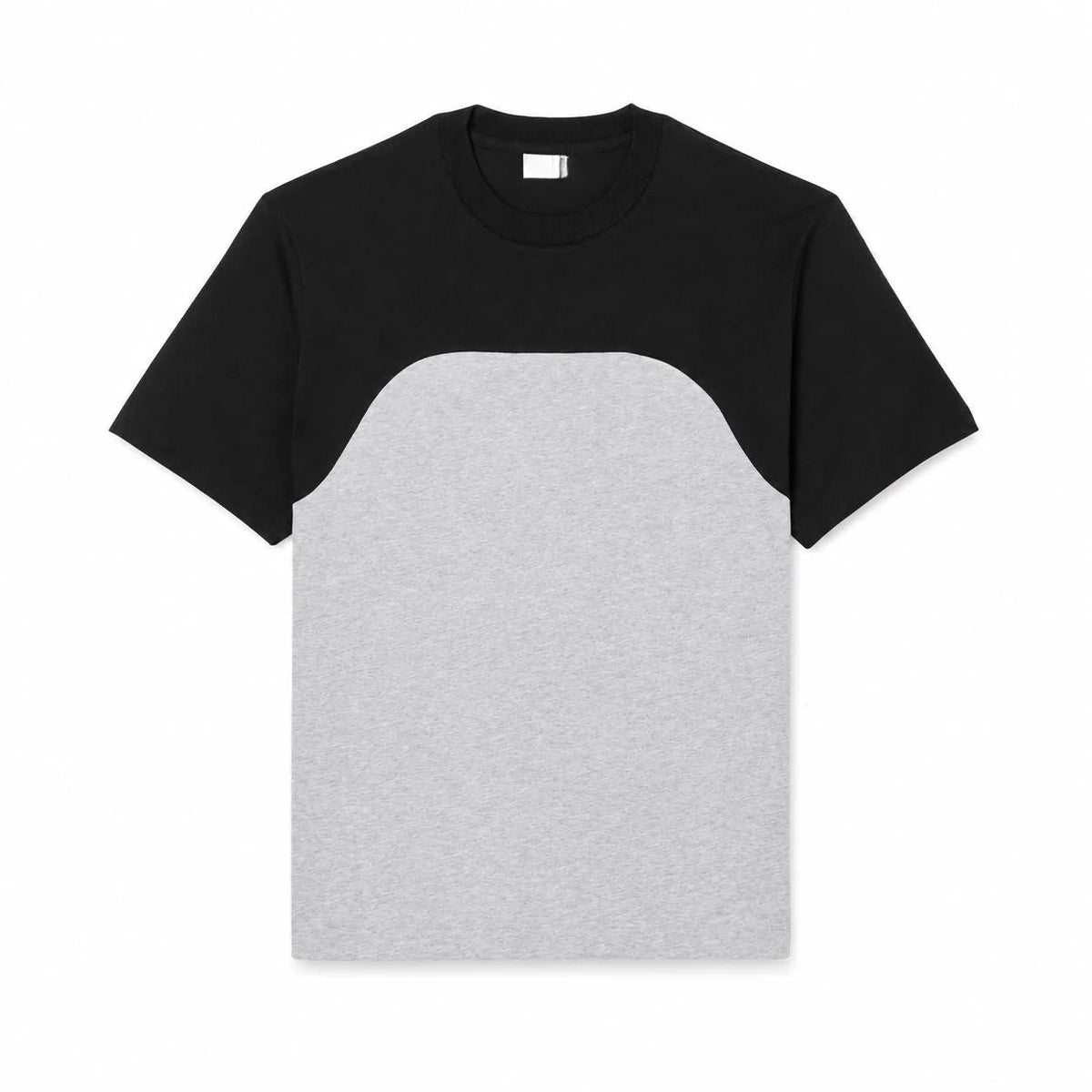 Cotton Jersey T-Shirt With Colour-Block Design RF3OC3BMCN8