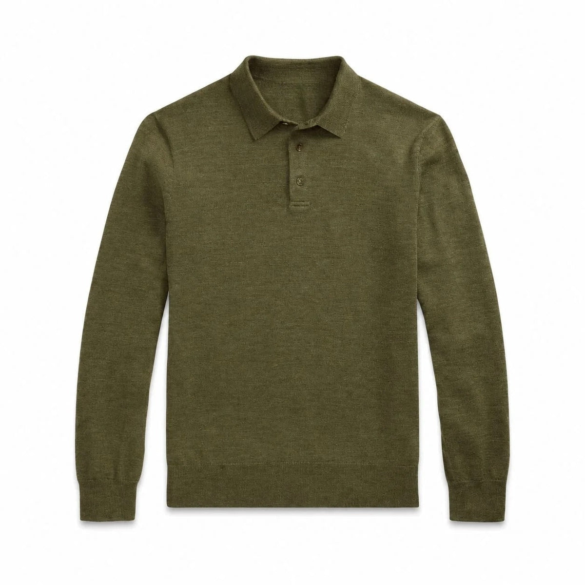 Wool Polo-Collar Sweater RF3OC42K9S4