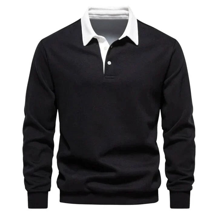 Modern Polo Sweatshirt - Clearance Sale RF3OC3DE9HG