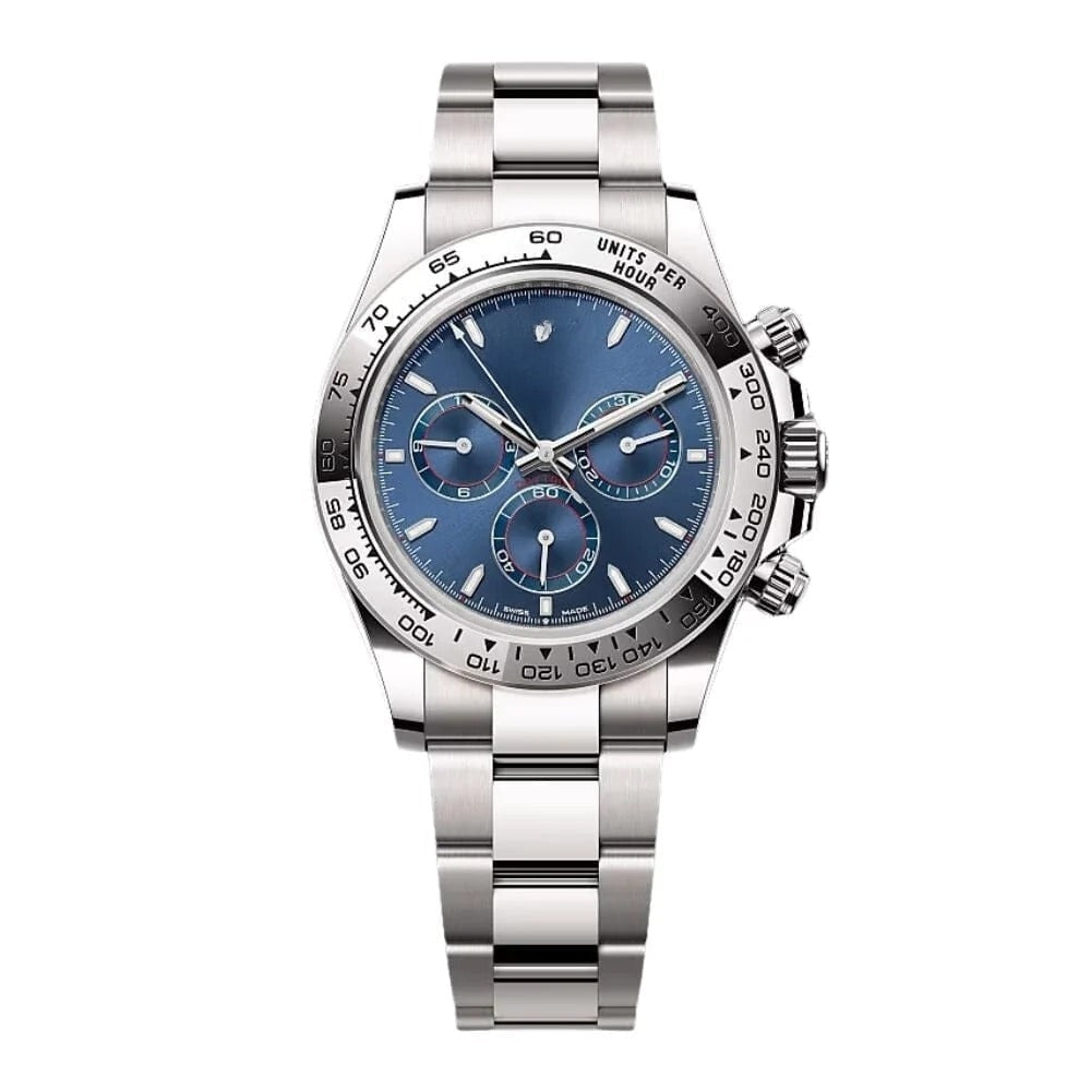 White Gold With Blue Dial Watch RF3OC458HOK