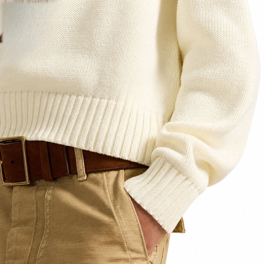 Cotton Crewneck Sweater RF3OC3XZXC4