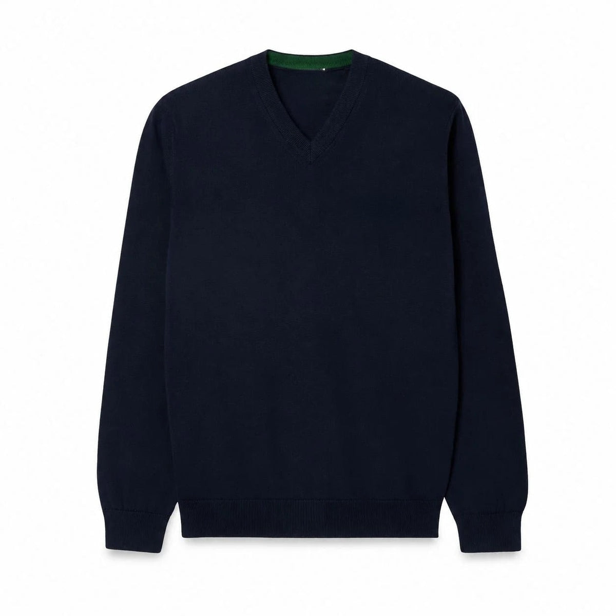 Monochrome Cotton V-Neck Sweater RF3OC3DDK78