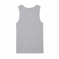 Men's Slim Fit Ribbed Cotton Tank Top RF3OC3BZP1G