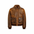 Leather Flight Jacket RF3OC3WQ9VO