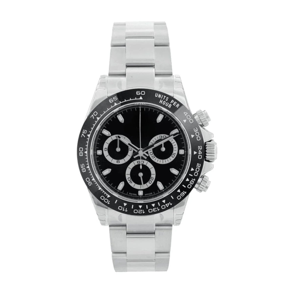 Steel Watch 40mm Black Dial RF3OC4CUEF8