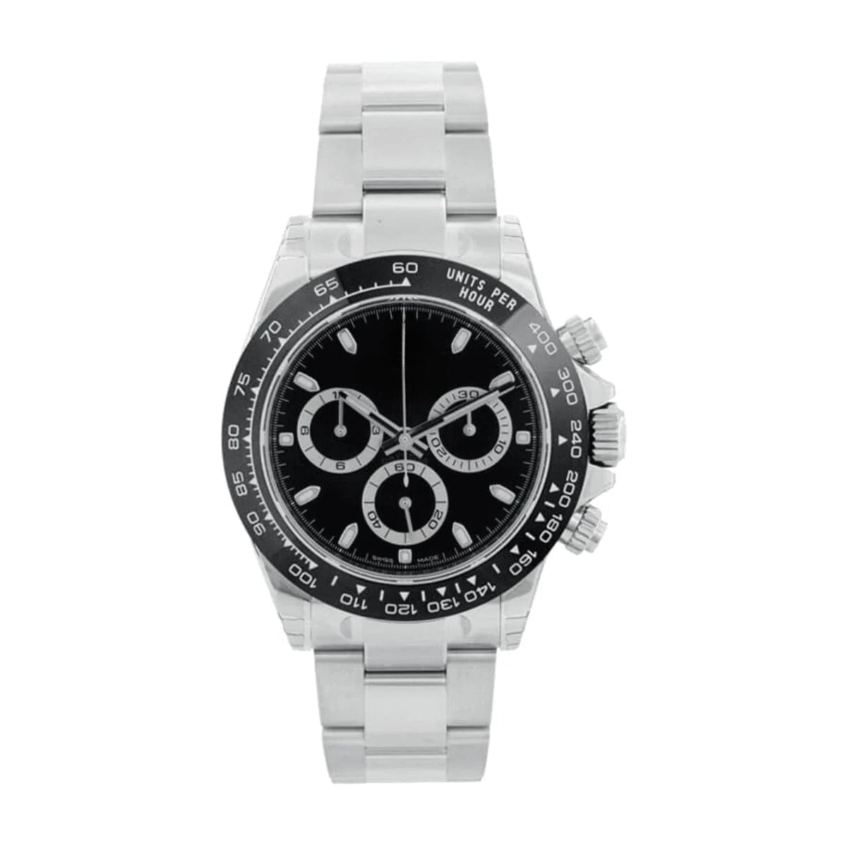Steel Watch 40mm Black Dial RF3OC4CUEF8