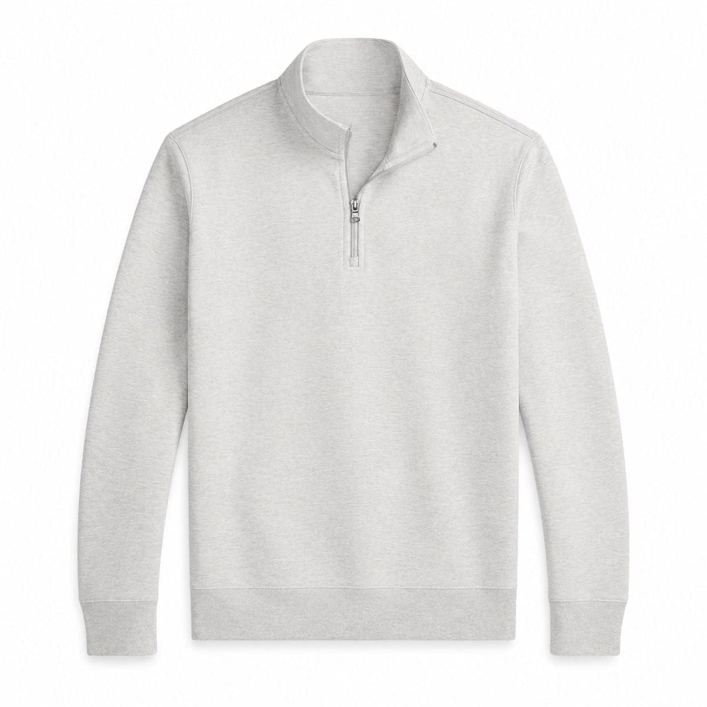 Double-Knit Mock Neck Quarter-Zip Pullover RF3OC3V5DVO