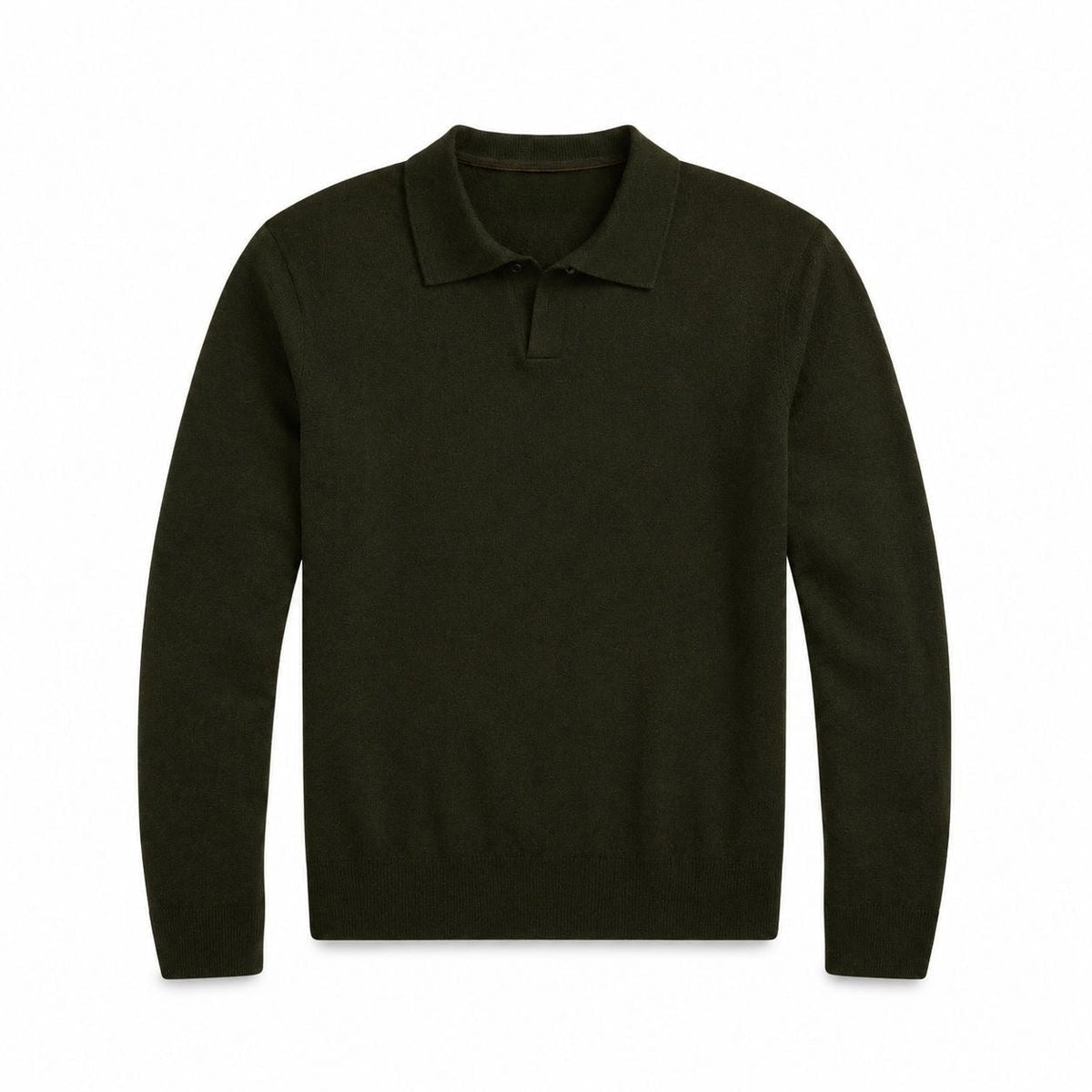 Wool Sweater With Johnny Collar RF3OC42HGN8